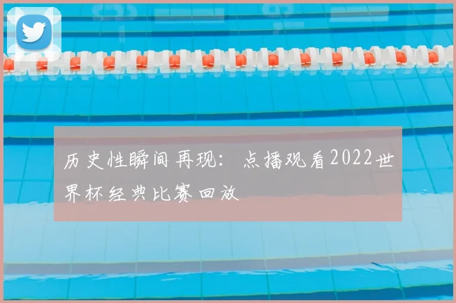 历史性瞬间再现：点播观看2022世界杯经典比赛回放